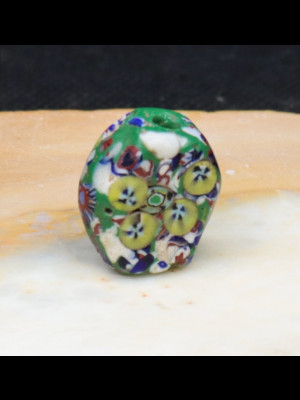 Venetian tabular millefiori trade bead