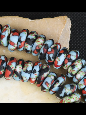 92 glass beads from Ghana