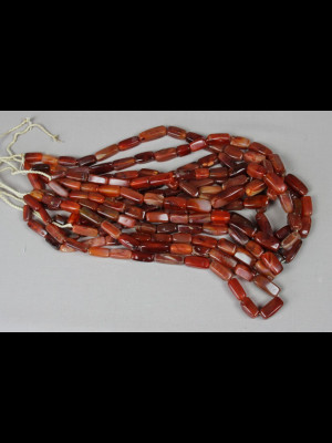 179 rectangular carnelian beads