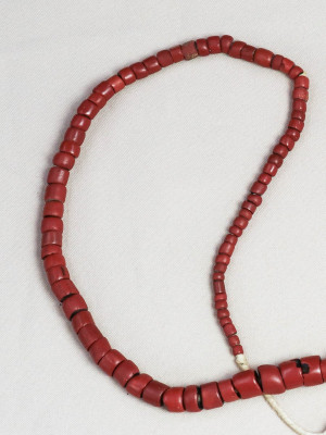 Strand of “Green hearts” or “Hudson Bay” beads