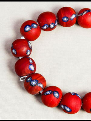 17 Indonesian glass beads