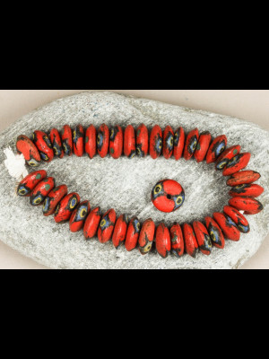 40 glass beads from Nigeria