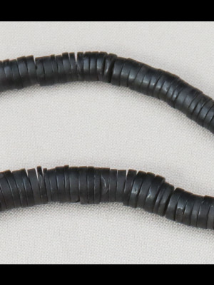 African coconut shell heishi disk beads 8-11mm