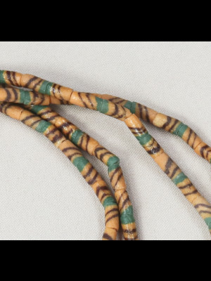 2 strands of glass beads from Ghana