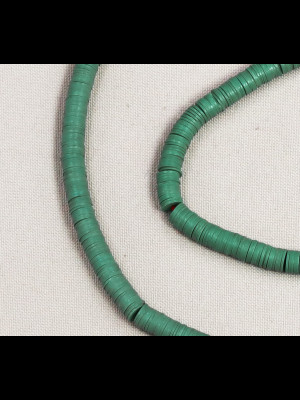 African plastic heishi disk beads 6.5mm
