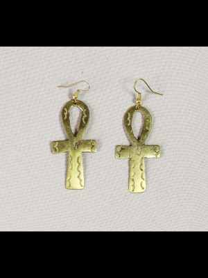 Earrings "life cross"