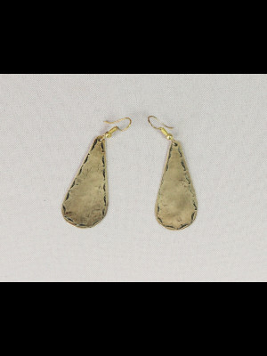 Earrings in brass