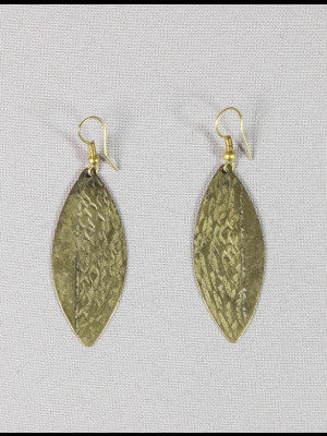 Earrings in brass