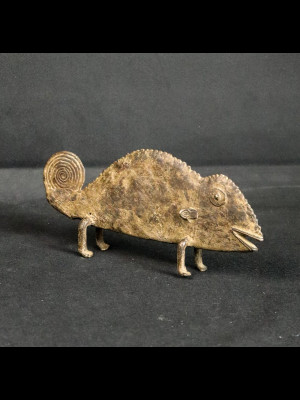 Chameleon in bronze (Mali)