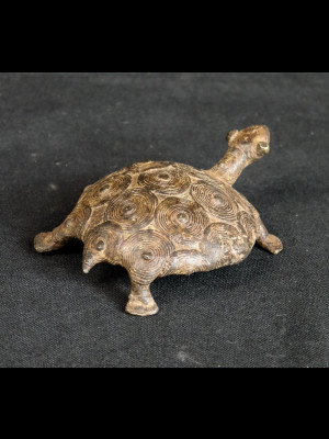 Dogon turtle in bronze (Mali)