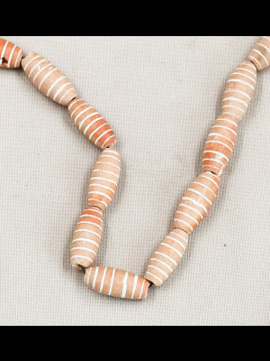 31 terra cotta beads from Mali