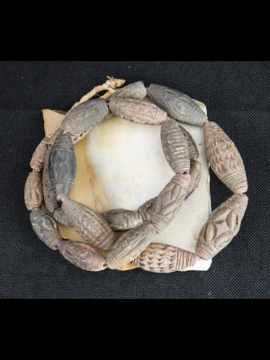 23 terra cotta beads