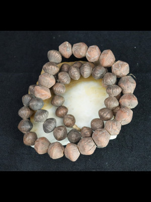 50 terra cotta beads