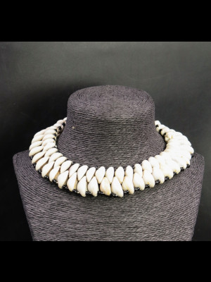 Necklace in cowry shells