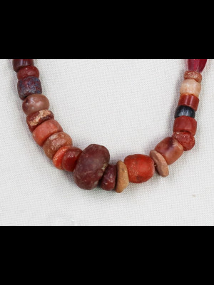120 antique and ancient stone beads (Mali)