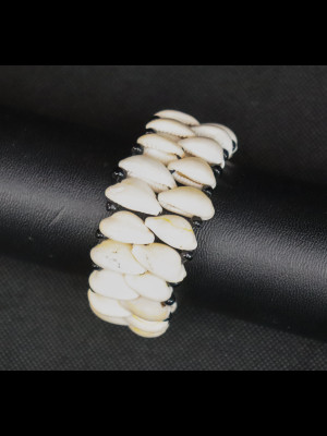 Bracelet with cowry shells