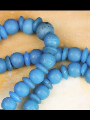 107 glass trade beads.