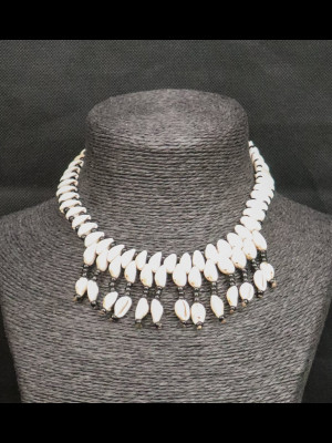 Necklace in cowry shells