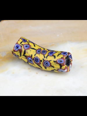 Venetian millefiori "elbow" trade bead