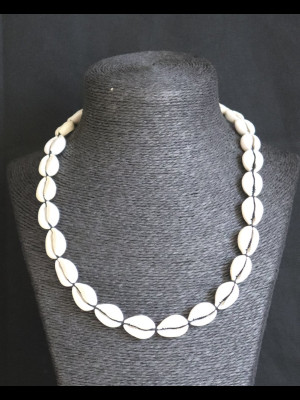 Necklace in cowry shells