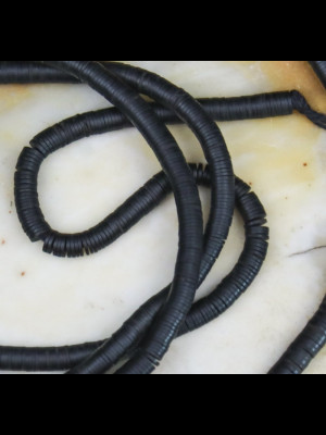 African bakelite heishi disk beads 4mm