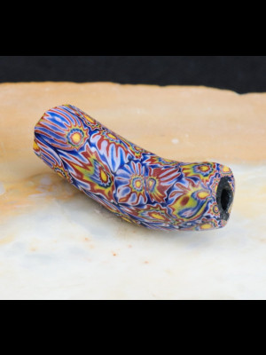Venetian elbow millefiori trade bead