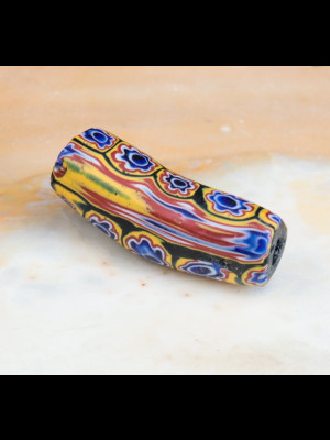 Venetian elbow millefiori trade bead