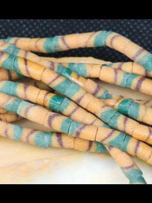5 strands of glass beads from Ghana