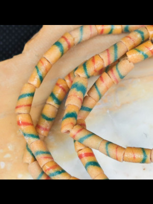 Strand of glass beads from Ghana