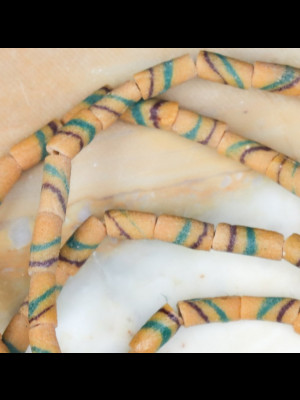 Strand of glass beads from Ghana