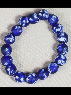 Bracelet with glass beads from Ghana