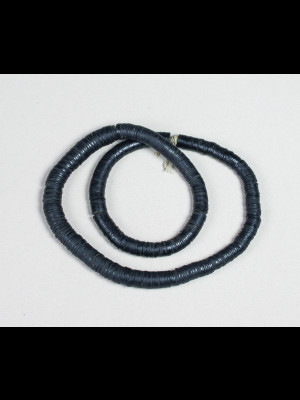 African coconut shell heishi disk beads 12-16mm