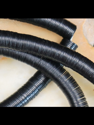 African bakelite heishi disk beads 8mm