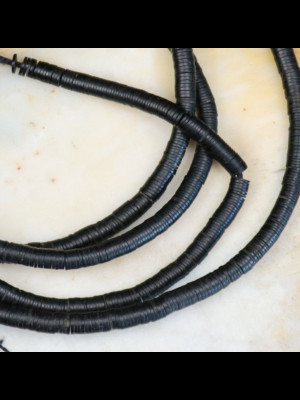 African bakelite heishi disk beads 4mm