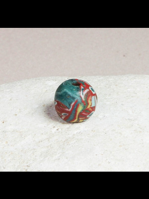 Rare and beautiful ancient Islamic glass bead