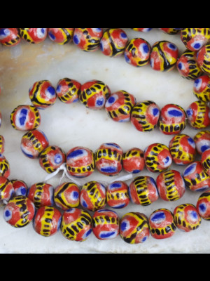 100 Kiffa glass beads