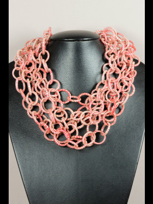 Necklace in recycled plastic