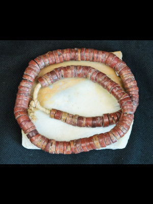 Strand of old African bauxite beads
