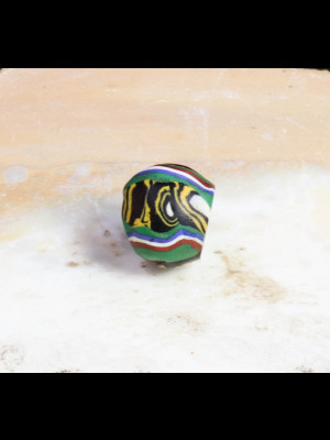 Uncommon Venetian millefiori trade bead