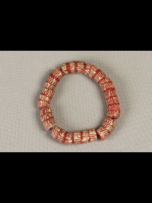 Bracelet with glass beads from Ghana