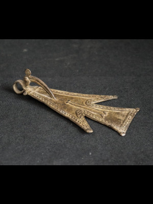 Large pendant in bronze (Burkina Faso)