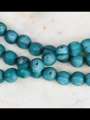 Strand of 98 Indonesian glass beads