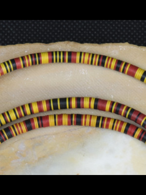 African bakelite heishi disk beads