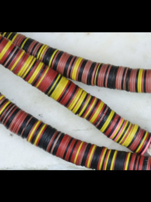 African bakelite heishi disk beads 10mm