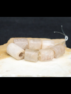 Set of 7 ancient stone beads